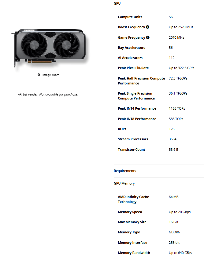 9070 GPU specifications – clock speed, VRAM, ray tracing, power efficiency, and performance details