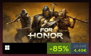 Cover art of For Honor featuring a Viking, Knight, and Samurai warrior standing with weapons ready.