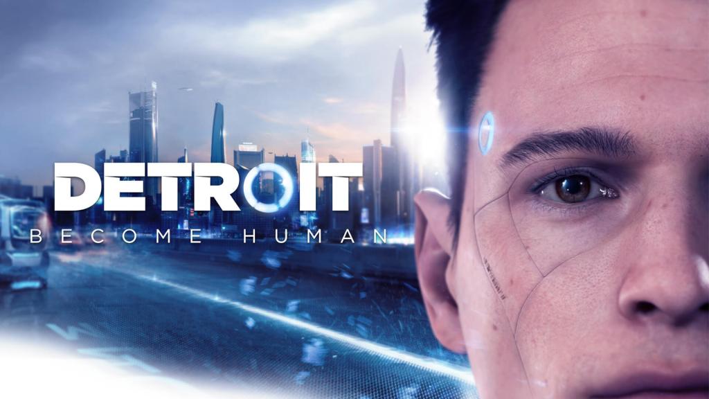 Detroit Become Human cover art showing android characters in a futuristic city